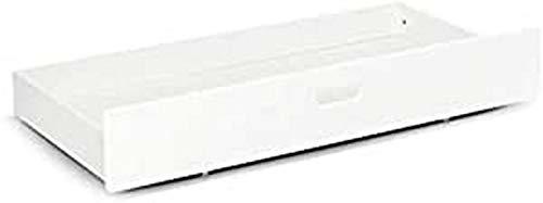 Mokee - Cuna Mini Con Cajón, Color Blanco, Color Blanco