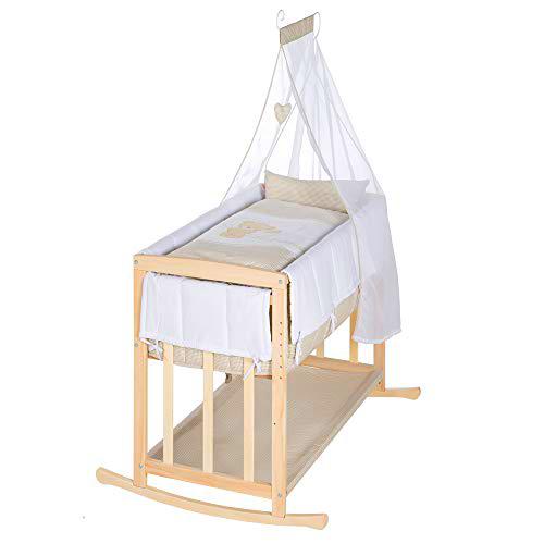roba-kids 289154NAS105 - Cuna 4 en 1, cama lateral"Liebhabär"
