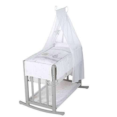 roba-kids - Cuna 4 en 1, cama lateral"Magia de estrellas"