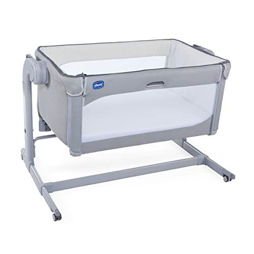 Cunas marca CHICCO. Modelo Cuna Next2Me Magic Cool Grey